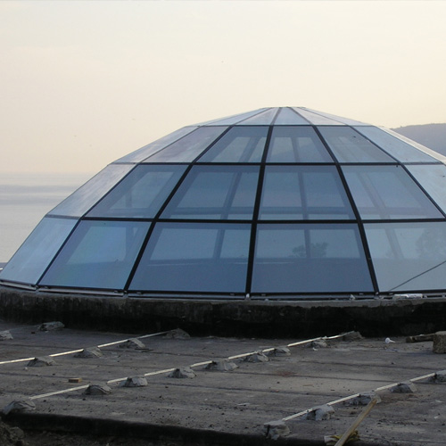 Ремонт стеклянного купола Куровское
