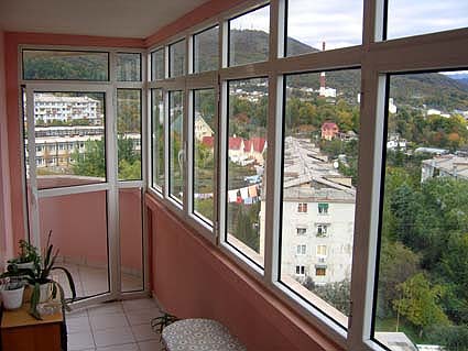 балконное пластиковое окно Куровское