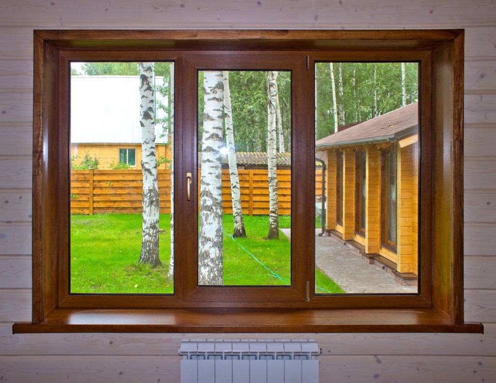 Пластиковые окна ПВХ в частный дом Куровское